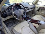 1997 Mercedes-Benz SL 600 Roadster Parchment Beige Interior