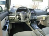 2015 Subaru Impreza 2.0i Premium 4 Door Ivory Interior