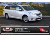 2015 Blizzard White Pearl Toyota Sienna XLE AWD #100027689