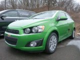 2015 Dragon Green Metallic Chevrolet Sonic LT Sedan #100027911