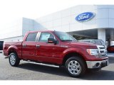 2014 Ruby Red Ford F150 XLT SuperCrew #100069768