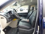 2015 Chrysler Town & Country Touring-L Black/Light Graystone Interior