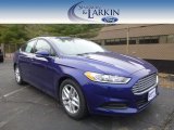 2015 Deep Impact Blue Metallic Ford Fusion SE #100104057