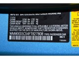 2015 Cooper Color Code for Electric Blue Metallic - Color Code: B86