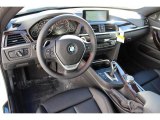 2015 BMW 4 Series 428i Gran Coupe Black Interior