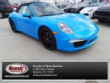 2013 Blue Paint to Sample Porsche 911 Carrera S Cabriolet #100208192