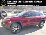 2015 Deep Cherry Red Crystal Pearl Jeep Cherokee Trailhawk 4x4 #100229816