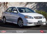 2004 Super White Toyota Corolla S #100229602