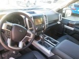 2015 Ford F150 Lariat SuperCrew 4x4 Black Interior