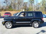 Brilliant Black Crystal Pearl Jeep Liberty in 2008