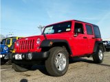 2015 Firecracker Red Jeep Wrangler Unlimited Sport S 4x4 #100229588