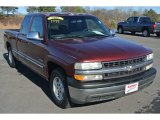 1999 Dark Carmine Red Metallic Chevrolet Silverado 1500 LS Extended Cab #100229878