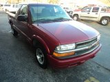 2000 Chevrolet S10 LS Extended Cab Front 3/4 View