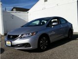 2015 Alabaster Silver Metallic Honda Civic EX Sedan #100260672