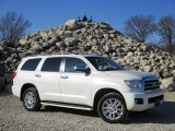 2011 Blizzard White Pearl Toyota Sequoia Platinum 4WD #100284433