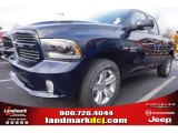 2015 True Blue Pearl Ram 1500 Sport Quad Cab #100284067