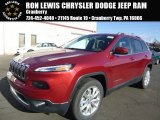 2015 Deep Cherry Red Crystal Pearl Jeep Cherokee Limited 4x4 #100283984