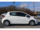 2015 Toyota Yaris Super White