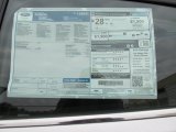 2015 Ford Fusion SE Window Sticker