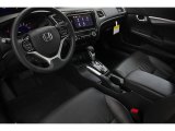 2015 Honda Civic EX-L Sedan Black Interior
