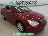 2008 Inferno Red Crystal Pearl Chrysler Sebring Limited Convertible #100382391
