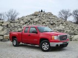 2012 Fire Red GMC Sierra 1500 SLE Extended Cab 4x4 #100382214