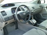 2006 Honda Civic LX Coupe Gray Interior