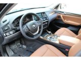 2015 BMW X3 xDrive28d Saddle Brown Interior