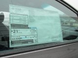 2015 Toyota Sienna L Window Sticker