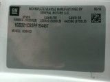 2015 GMC Sierra 3500HD Work Truck Regular Cab 4x4 Dump Truck Info Tag