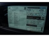 2015 Nissan 370Z NISMO Tech Coupe Window Sticker