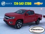 2015 Red Hot Chevrolet Colorado LT Extended Cab 4WD #100465819