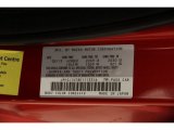 2014 MAZDA6 Color Code for Soul Red Mica - Color Code: 41V