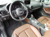 2015 Audi A3 1.8 Prestige Cabriolet Chestnut Brown Interior