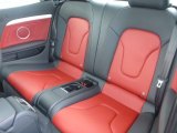 2015 Audi S5 3.0T Prestige quattro Cabriolet Black/Magma Red Interior