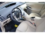 2015 Toyota Prius Five Hybrid Bisque Interior