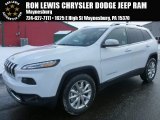 2015 Bright White Jeep Cherokee Limited 4x4 #100521572