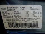 2007 Pacifica Color Code for Magnesium Green Pearl - Color Code: PPK