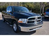 2009 Brilliant Black Crystal Pearl Dodge Ram 1500 SLT Quad Cab #100557630