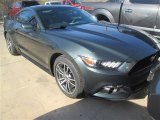 2015 Guard Metallic Ford Mustang EcoBoost Premium Coupe #100592996