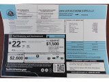 2014 Lotus Evora S 2+2 Window Sticker