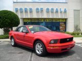 2008 Torch Red Ford Mustang V6 Premium Convertible #10043423