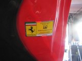 2014 F12berlinetta Color Code for Rosso Scuderia - Color Code: 323