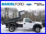 2015 Oxford White Ford F550 Super Duty XL Regular Cab 4x4 Dump Truck #100672311