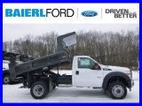 2015 Oxford White Ford F550 Super Duty XL Regular Cab 4x4 Dump Truck #100672306