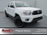 2015 Super White Toyota Tacoma V6 PreRunner Double Cab #100715284