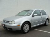 2001 Satin Silver Metallic Volkswagen Golf GL 2 Door #10051931