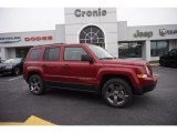 Deep Cherry Red Crystal Pearl Jeep Patriot in 2015