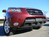 2008 Dark Cherry Red Hyundai Santa Fe Limited #100751283