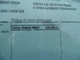 2015 Chevrolet Silverado 3500HD WT Regular Cab 4x4 Chassis Window Sticker